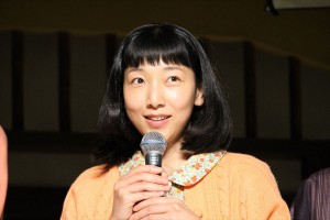 平成30年度後期連続テレビ小説『まんぷく』クランクイン取材会に登場した安藤サクラ