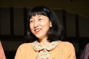 平成30年度後期連続テレビ小説『まんぷく』クランクイン取材会に登場した安藤サクラ