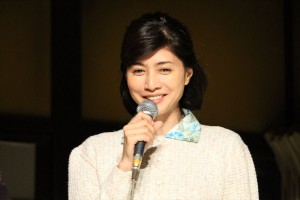 平成30年度後期連続テレビ小説『まんぷく』クランクイン取材会に登場した内田有紀