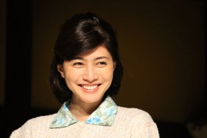 平成30年度後期連続テレビ小説『まんぷく』クランクイン取材会に登場した内田有紀