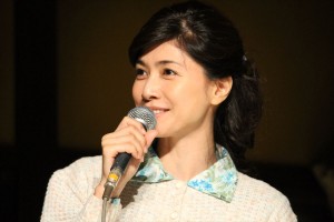 平成30年度後期連続テレビ小説『まんぷく』クランクイン取材会に登場した内田有紀