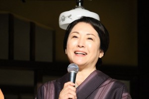 平成30年度後期連続テレビ小説『まんぷく』クランクイン取材会に登場した松坂慶子