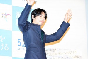 『海を駆ける』完成披露イベントに登壇したディーン・フジオカ
