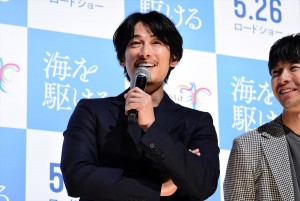 『海を駆ける』完成披露イベントに登壇したディーン・フジオカ