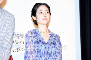 『海を駆ける』完成披露イベントに登壇した阿部純子