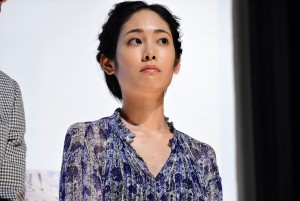 『海を駆ける』完成披露イベントに登壇した阿部純子