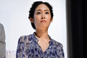 『海を駆ける』完成披露イベントに登壇した阿部純子