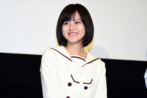 映画『兄友』完成披露上映会 舞台挨拶に登壇した松風理咲