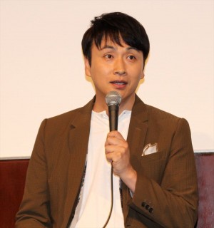 『それいけ！アンパンマン　かがやけ！クルンといのちの星』制作報告会見に登壇した児嶋一哉（アンジャッシュ）