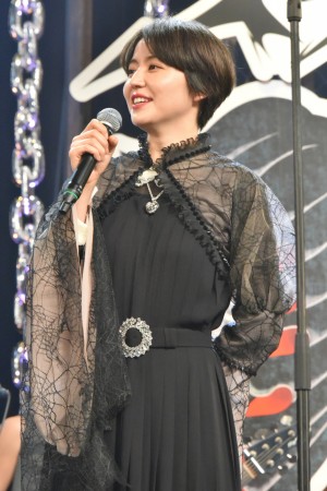 ONWARD presents 新感線☆RS『メタルマクベス』Produced by TBS 制作発表記者会見に登場した長澤まさみ