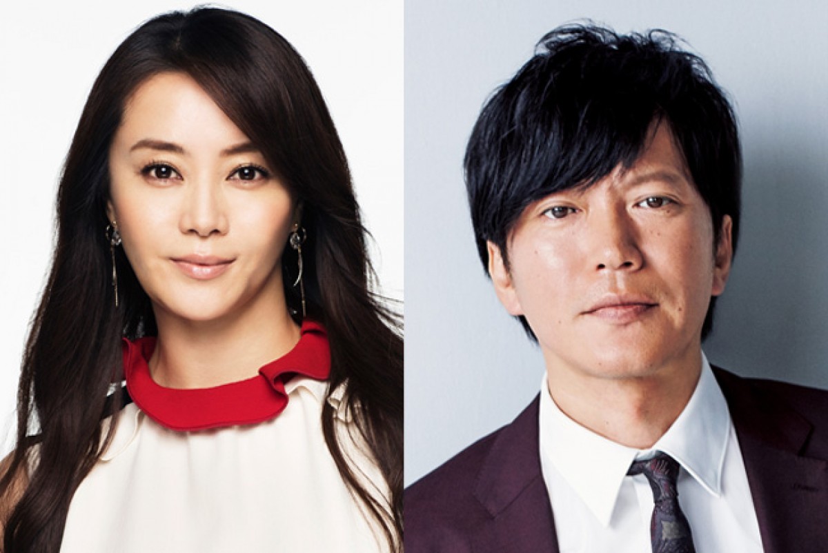 (左から)観月ありさ、田辺誠一
