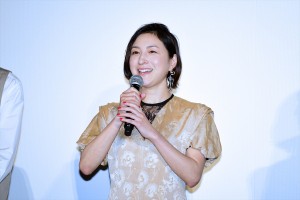 『ラブ×ドック』公開記念舞台挨拶に登壇した広末涼子