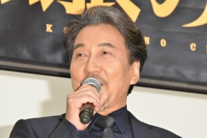 『孤狼の血』初日舞台挨拶に登壇した役所広司