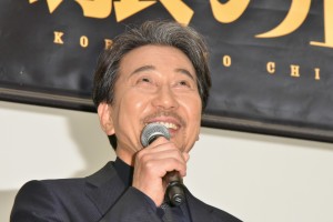 『孤狼の血』初日舞台挨拶に登壇した役所広司