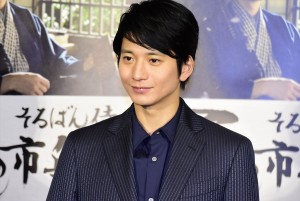 土曜時代ドラマ『そろばん侍 風の市兵衛』試写会に登場した向井理