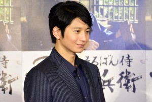 土曜時代ドラマ『そろばん侍 風の市兵衛』試写会に登場した向井理