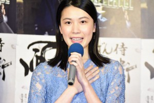 土曜時代ドラマ『そろばん侍 風の市兵衛』試写会に登場した村川絵梨