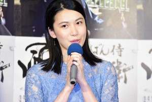 土曜時代ドラマ『そろばん侍 風の市兵衛』試写会に登場した村川絵梨