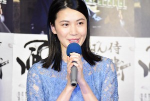 土曜時代ドラマ『そろばん侍 風の市兵衛』試写会に登場した村川絵梨