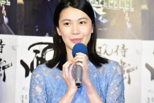 土曜時代ドラマ『そろばん侍 風の市兵衛』試写会に登場した村川絵梨