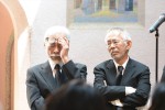 （左から）宮崎駿監督、鈴木敏夫