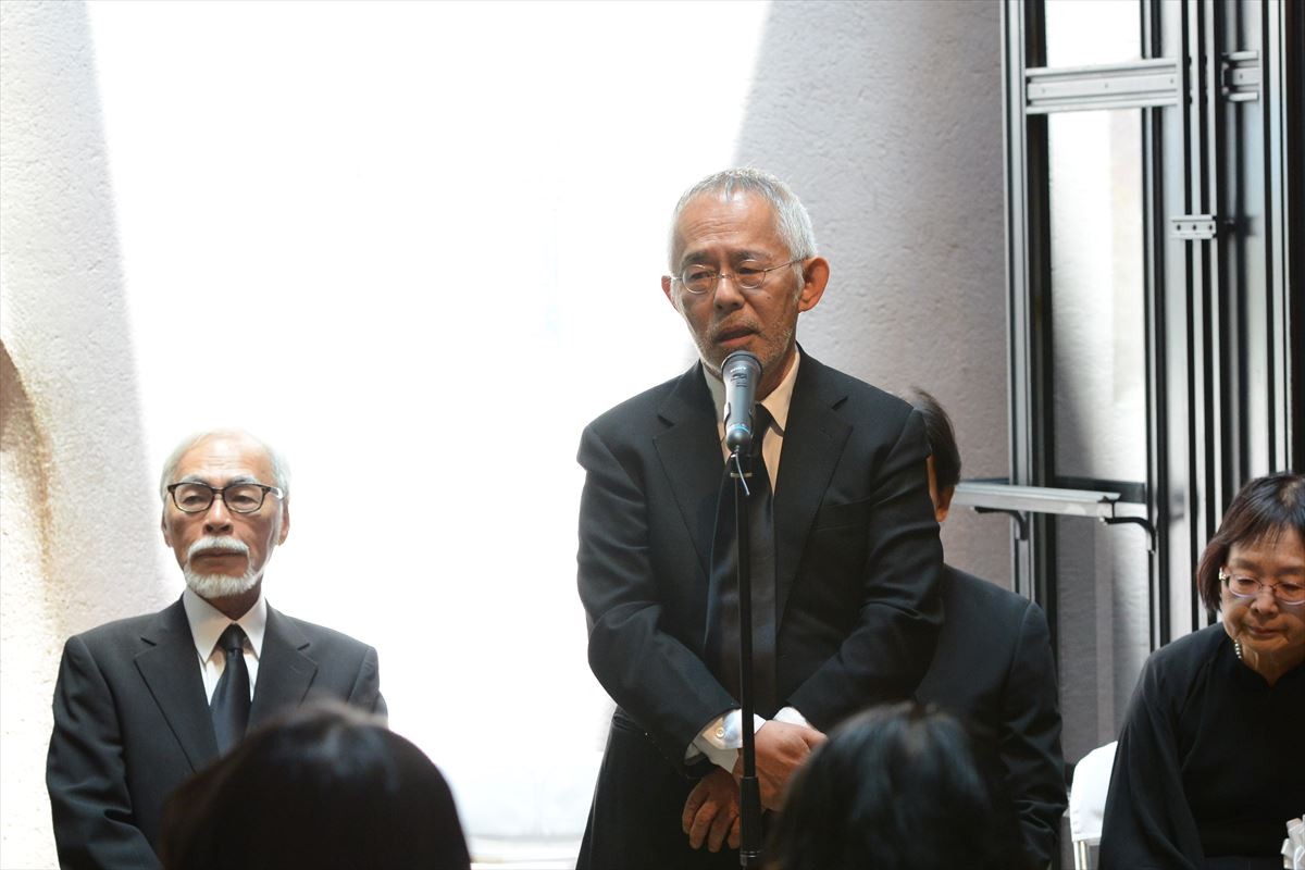 高畑勲監督お別れ会、盟友・宮崎駿監督が涙で思い出を語る