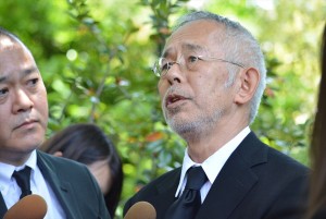 高畑勲監督お別れ会に出席した鈴木敏夫