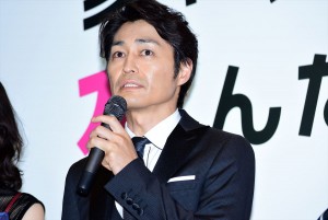 『家に帰ると妻が必ず死んだふりをしています。』完成披露試写会に登壇した安田顕