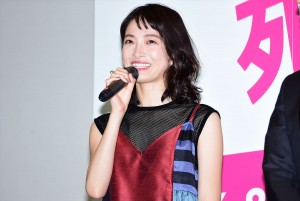 『家に帰ると妻が必ず死んだふりをしています。』完成披露試写会に登壇した野々すみ花