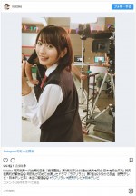 今夜ドラマに出演する“中国のガッキー”　※「ロン・モンロウ」インスタグラム