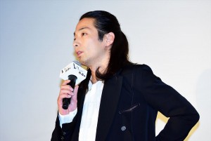 『Vision』完成披露イベントに登壇した森山未來