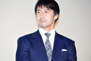『のみとり侍』初日舞台挨拶に登壇した阿部寛