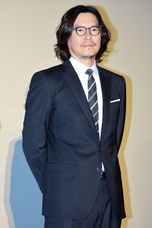 『のみとり侍』初日舞台挨拶に登壇した豊川悦司