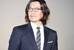 『のみとり侍』初日舞台挨拶に登壇した豊川悦司