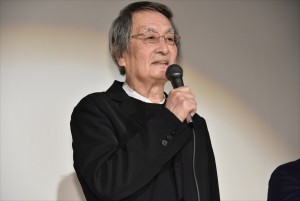 『モリのいる場所』初日舞台挨拶に登壇した山崎努