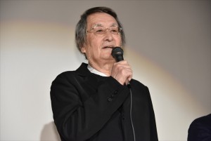 『モリのいる場所』初日舞台挨拶に登壇した山崎努