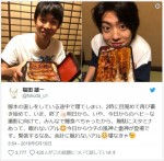 『今日から俺は！！』出演者の旺盛な食欲に驚愕　※「福田雄一」ツイッター