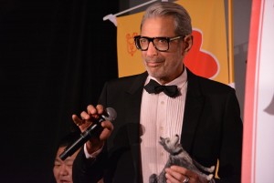 映画『犬ヶ島』来日記念舞台挨拶に登壇したジェフ・ゴールドブラム