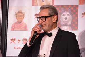 映画『犬ヶ島』来日記念舞台挨拶に登壇したジェフ・ゴールドブラム