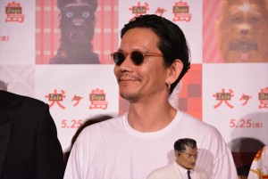 映画『犬ヶ島』来日記念舞台挨拶に登壇した野村訓市