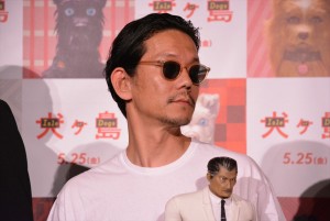 映画『犬ヶ島』来日記念舞台挨拶に登壇した野村訓市