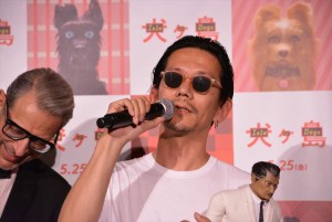 映画『犬ヶ島』来日記念舞台挨拶に登壇した野村訓市