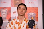 映画『犬ヶ島』来日記念舞台挨拶に登壇した村上虹郎