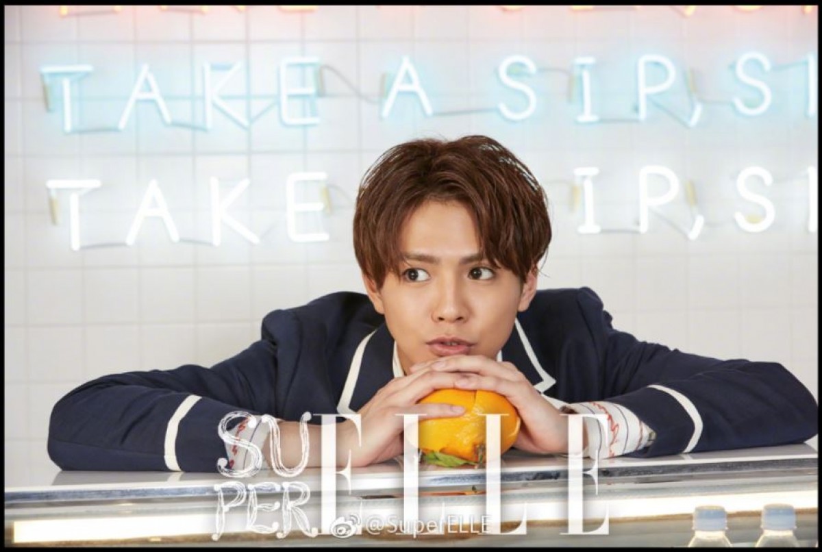 片寄涼太、食パン片手にキメ顔　日本人男性初の中国版ELLEに登場