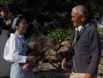 柴咲コウが3年ぶりに出演する映画『ねことじいちゃん』メイキング写真