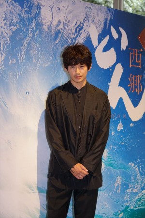 NHK大河ドラマ特別展『西郷どん』報道内覧会に登場した瑛太