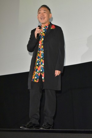 『妻よ薔薇のように 家族はつらいよIII』初日舞台挨拶に登壇した林家正蔵