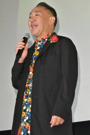 『妻よ薔薇のように 家族はつらいよIII』初日舞台挨拶に登壇した林家正蔵