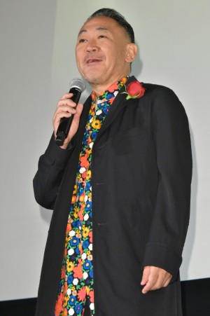 『妻よ薔薇のように 家族はつらいよIII』初日舞台挨拶に登壇した林家正蔵