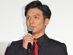 『友罪』公開記念舞台挨拶に出席した生田斗真